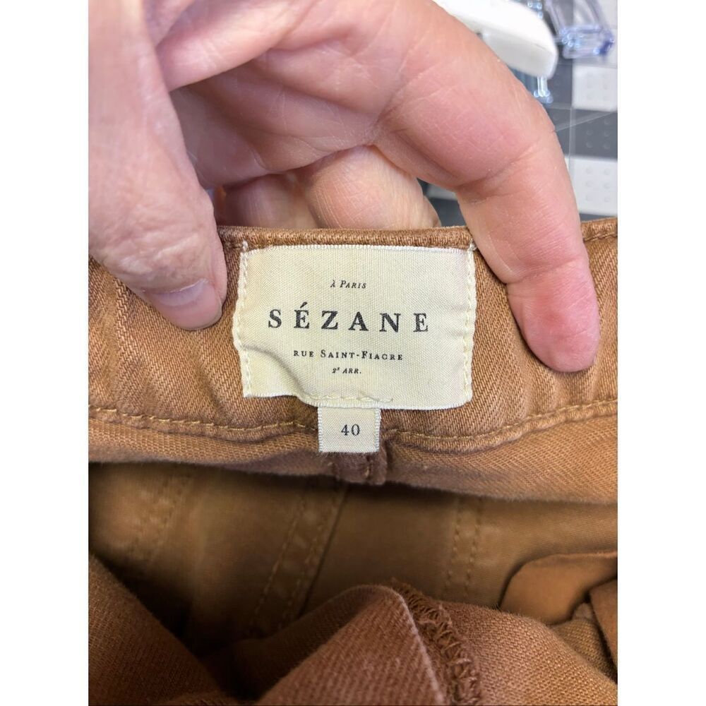 Sezane Chino Pants in Burnt Orange Size 40 (US 8) - Picture 8 of 10